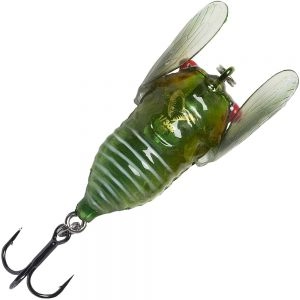 Wobler 3D Cicada 3,3cm 3,5g Zelená